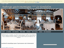 Tablet Screenshot of hotelgonfalon.com
